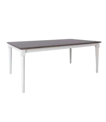 Söögilaud JANELLE 183x91xH75cm, hall/valge