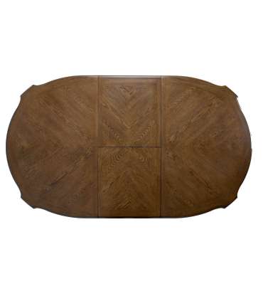 Söögilaud LILY 137/182x 106,5xH76cm, tamm