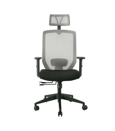 Töötool JOY 64x64xH115-125cm, must/hall