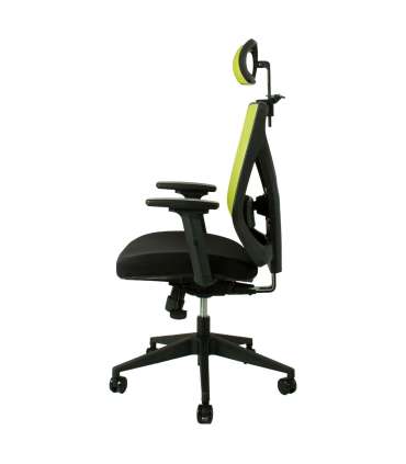 Рабочий стул MIKE черный/зеленый
