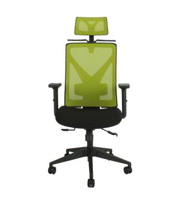 Рабочий стул MIKE черный/зеленый