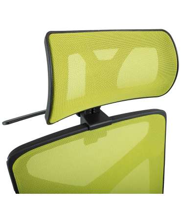 Рабочий стул MIKE черный/зеленый