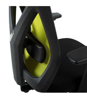 Töötool MIKE 64x65xH110-120cm, must/roheline