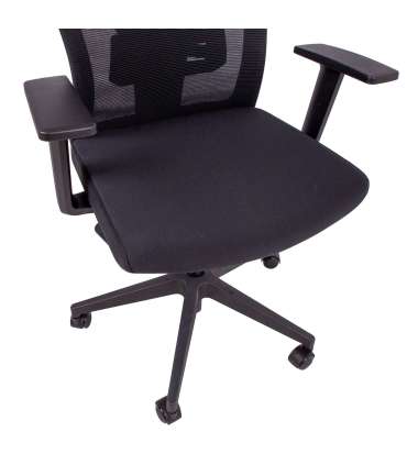 Töötool VENON 58x58xH94-100,5cm, must