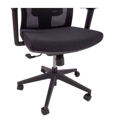 Töötool VENON 58x58xH94-100,5cm, must