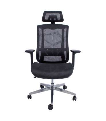 Töötool FLEX 70x70xH116-126cm, must