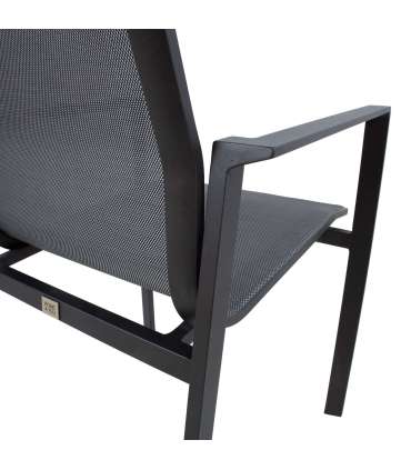 Садовый стул AMALFI 58x65xH90см, серый