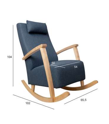 Kiiktool VENLA 65,5x102xH104cm, sinakashall
