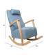 Кресло-качалка VENLA голубой