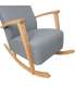 Кресло-качалка VENLA серый