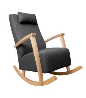 Кресло-качалка VENLA темно-серый