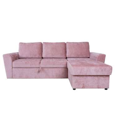 Nurgadiivanvoodi INGMAR 242x168/92xH92cm, roosa