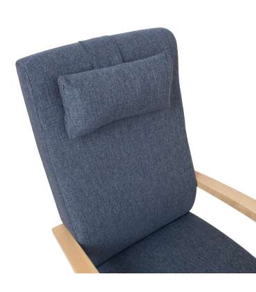 Кресло VENLA голубовато-серое