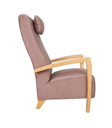 Tugitool VENLA 65,5x65xH104cm, roosa samet