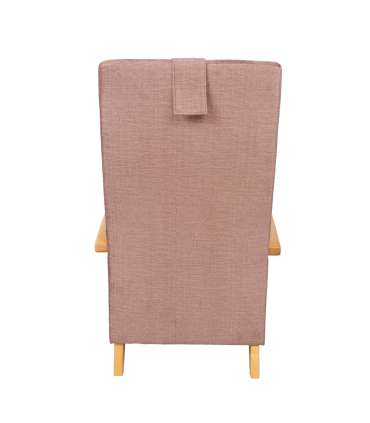 Tugitool VENLA 65,5x65xH104cm, roosa samet