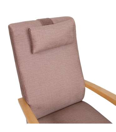 Tugitool VENLA 65,5x65xH104cm, roosa samet