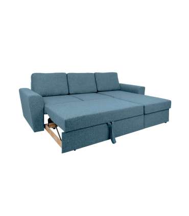 Nurgadiivanvoodi INGMAR 242x168/92xH92cm, helesinine