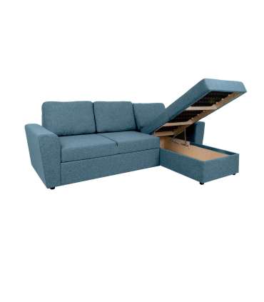 Nurgadiivanvoodi INGMAR 242x168/92xH92cm, helesinine