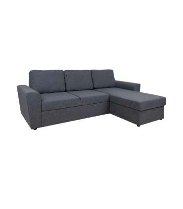 Nurgadiivanvoodi INGMAR 242x168/92xH92cm, tumehall