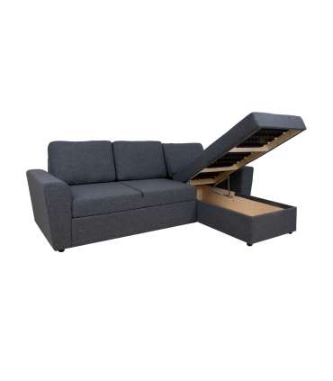 Угловой диван-кровать INGMAR темно-серый