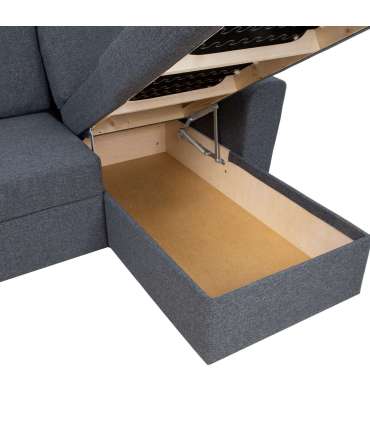 Угловой диван-кровать INGMAR темно-серый