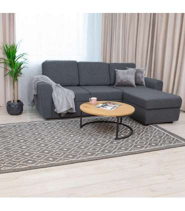 Угловой диван-кровать INGMAR темно-серый