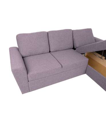 Nurgadiivanvoodi INGMAR 242x168/92xH92cm, vanaroosa