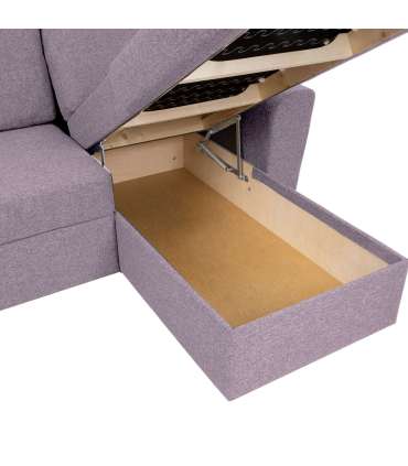 Nurgadiivanvoodi INGMAR 242x168/92xH92cm, vanaroosa