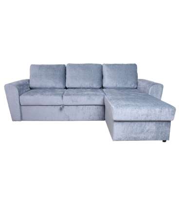 Nurgadiivanvoodi INGMAR 242x168/92xH92cm, sinakashall