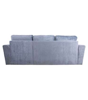 Nurgadiivanvoodi INGMAR 242x168/92xH92cm, sinakashall