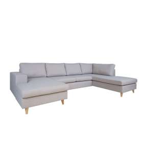 Nurgadiivan HARALD PN 318x140/185xH92cm, beež