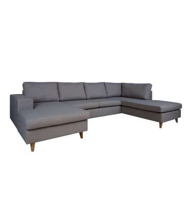 Nurgadiivan HARALD PN 318x140/185xH92cm, tumehall