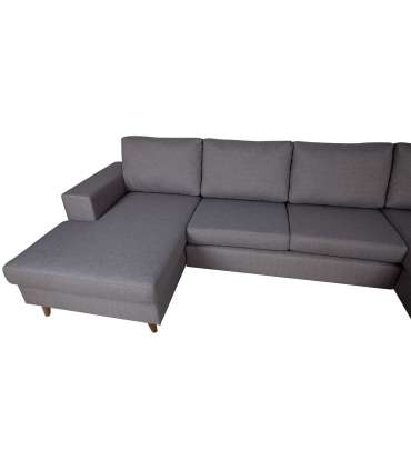 Nurgadiivan HARALD PN 318x140/185xH92cm, tumehall