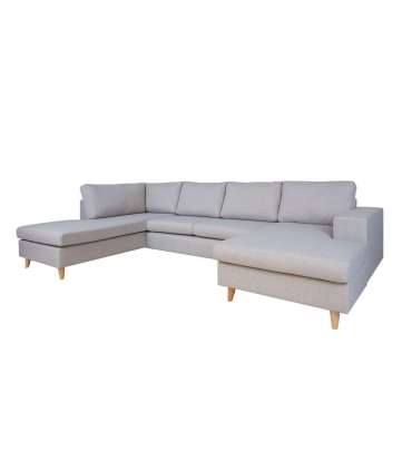 Nurgadiivan HARALD VN 318x185/140xH92cm, beež