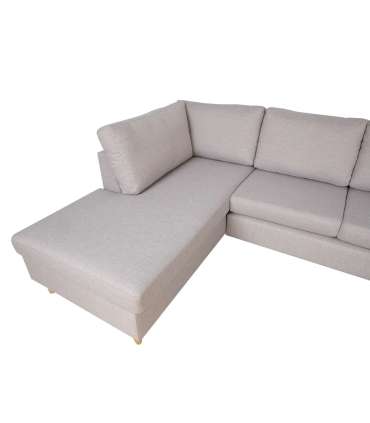 Nurgadiivan HARALD VN 318x185/140xH92cm, beež