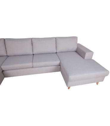 Nurgadiivan HARALD VN 318x185/140xH92cm, beež