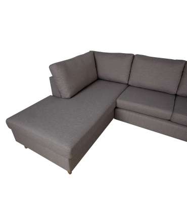 Nurgadiivan HARALD VN 318x185/140xH92cm, tumehall