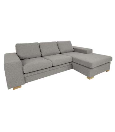 Nurgadiivan DAGMAR 237x90/146xH86cm, beež