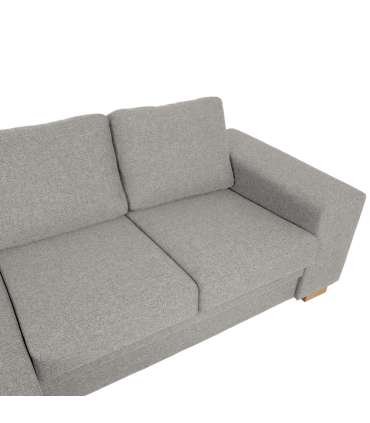 Nurgadiivan DAGMAR 237x90/146xH86cm, beež