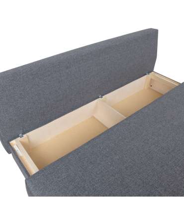 Diivanvoodi VELLA pesukastiga, hall