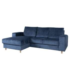 Nurgadiivan KARL VN 240x154/89xH92cm, tumesinine