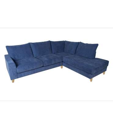 Nurgadiivan LAYLA PN 265x94x208xH90cm, sinine