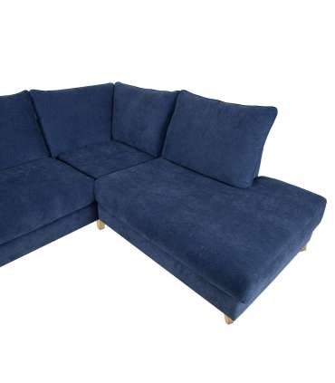 Nurgadiivan LAYLA PN 265x94x208xH90cm, sinine