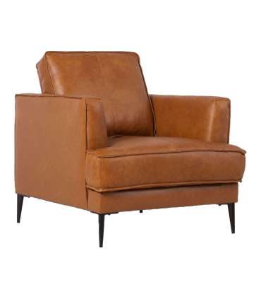 Кресло LEO 80x86xH85см, светло-коричневый
