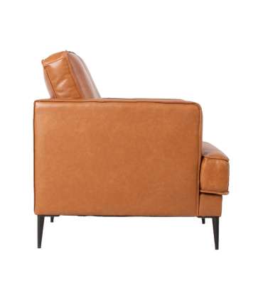 Кресло LEO 80x86xH85см, светло-коричневый