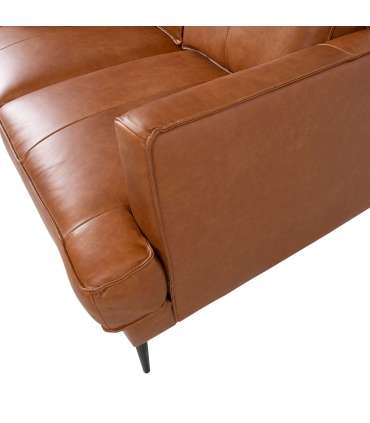 Diivan LEO 136x86xH85cm, helepruun