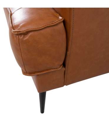 Diivan LEO 136x86xH85cm, helepruun