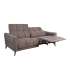Diivan CATHY 3-kohaline elektriline recliner 210x100xH100cm, helepruun