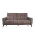 Diivan CATHY 3-kohaline elektriline recliner 210x100xH100cm, helepruun
