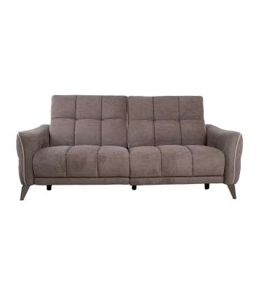 Diivan CATHY 3-kohaline elektriline recliner 210x100xH100cm, helepruun